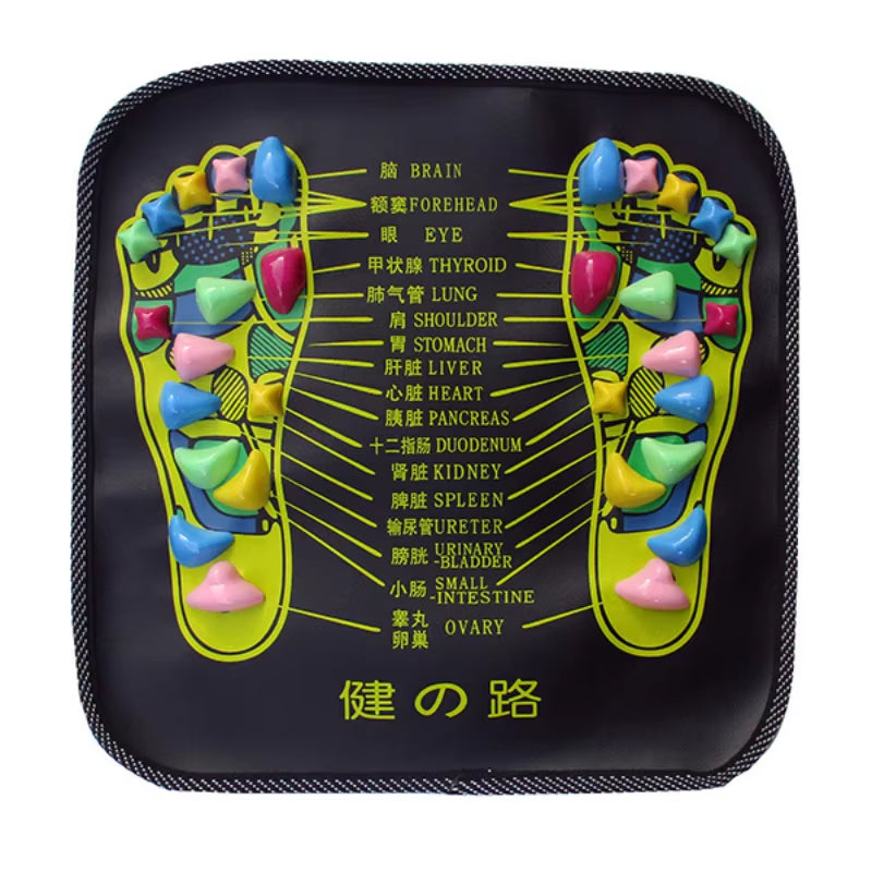 Foot Massager Reflexology Walk Stone Foot Leg Pain Relieve Physiotherapy Detox Foot Spa Acupressure Mat Pad Massageador